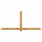 Ekena Millwork Eugene Rough Sawn Timber Gable Bracket, Western Red Cedar, 84"W x 38"H x 2"D x 4"F, 11/12 Pitch GBW084X38X0204EUG00RWR - alternate 1